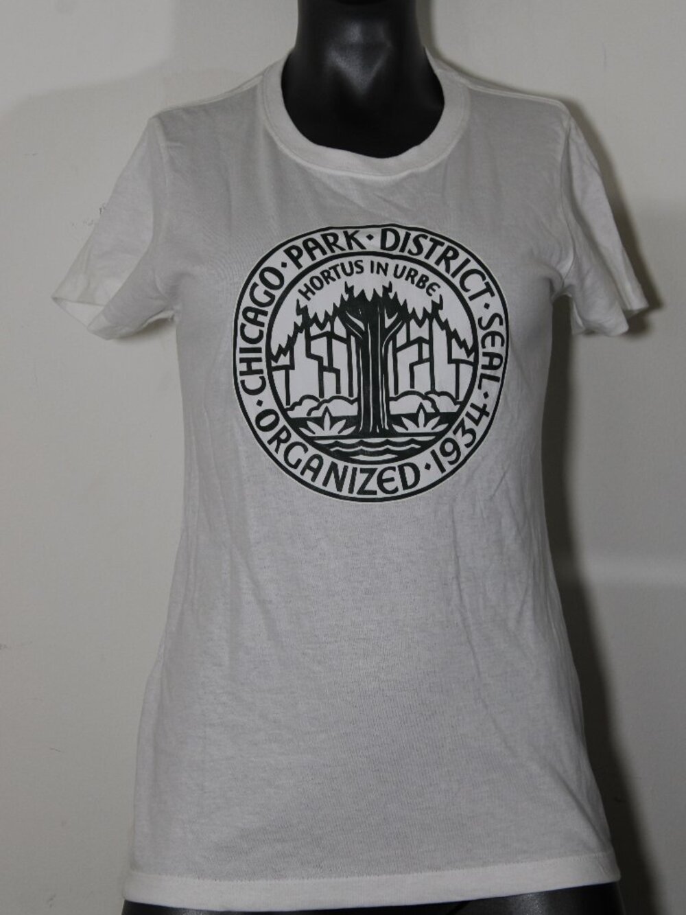 Vintage Chicago Park District Graphic Tee White Size S